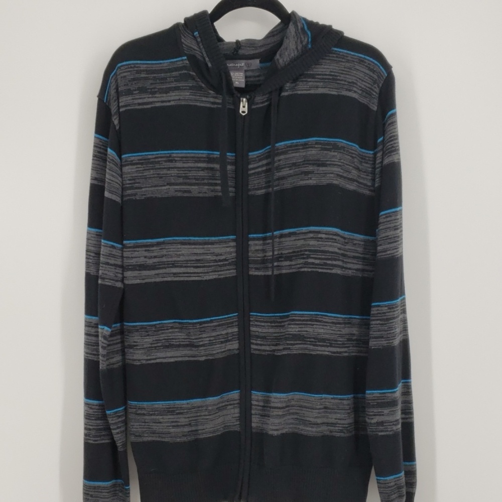 Men's Zippered Hoodie, XL